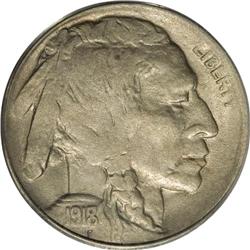 1918/7-D 5C AU50 PCGS. FS-016.5. Though the 1918/7-D r