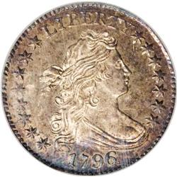 1796 10C MS64 NGC. JR-4, R.4. Star 1, the lowest star