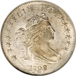 1798/97 10C 16 Stars on Reverse MS65 NGC. JR-1, R.3. T