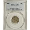 Image 3 : 1801 10C AU50 PCGS. JR-1, R.4. The R in LIBERTY is hea