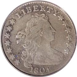 1804 10C 13 Stars on Reverse VF30 PCGS. JR-1, R.5. Con
