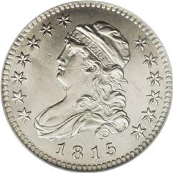 1815 25C MS65 NGC. Ex: Ashland City Collection. B-1, t