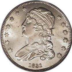 1831 25C Small Letters MS65 PCGS. B-2, R.2. A highly l