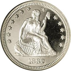 1882 25C PR67 S Ultra Cameo NGC. This is an amazing p