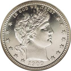 1909 25C PR68 Cameo NGC. Only 650 pieces were struck o