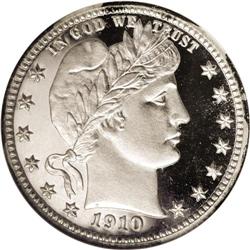 1910 25C PR68 S Ultra Cameo NGC. Exactly two Ultra Ca