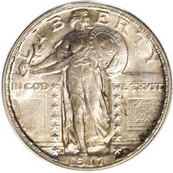 1917-D 25C Type Two MS67 Full Head PCGS. Part way thro