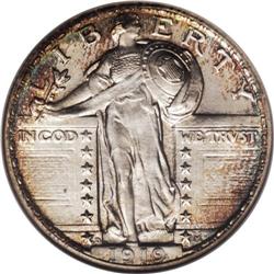 1919-D 25C MS67 NGC. Exceptionally smooth, well define