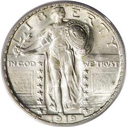 1919-S 25C MS64 Full Head PCGS. This is an extraordina