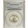 Image 3 : 1921 25C MS66 Full Head PCGS. Quarter dollars were onl