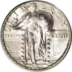 1927-S 25C MS65 Full Head PCGS. Only the 1916 quarter