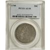 Image 3 : 1795 50C 2 Leaves AU55 PCGS. O-102, R.4. This piece is