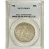 Image 3 : 1795 50C 2 Leaves MS61 PCGS. O-105, R.4. Two points of