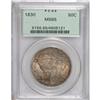 Image 3 : 1830 50C Small 0 MS65 PCGS. O-101, R.1. Identifiable b