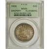 Image 3 : 1839 50C Drapery MS65 PCGS. WB-102, High R.5. Ex: Elia