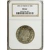 Image 3 : 1892-O 50C Micro O MS62 NGC. This rare variety is the