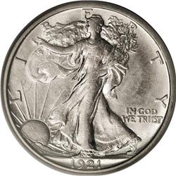 1921-S 50C AU58 PCGS. An old numismatic truism is that