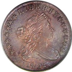 1802 S$1 Narrow Date MS63 PCGS.
