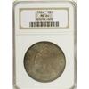 Image 3 : 1864 S$1 MS64 NGC. A deeply toned near-Gem example, th