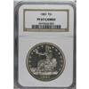 Image 3 : 1883 T$1 PR67 Cameo NGC. A fully brilliant Superb Gem