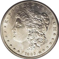 1889-CC S$1 AU58 PCGS. The ''89-CC has long been recog