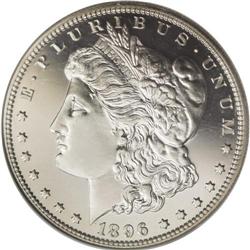 1896 S$1 PR68 S Ultra Cameo NGC. After several years