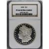 Image 3 : 1898 S$1 PR66 Ultra Cameo NGC. The remarkable contrast