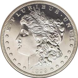 1899 S$1 PR68 Cameo NGC. An elegant piece with pristin