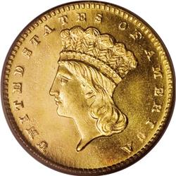1877 G$1 MS67 PCGS. The year 1877 is a special one in