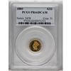 Image 3 : 1880 G$1 PR66 Deep Cameo PCGS. The 1880 Gold Dollar is