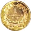 Image 2 : 1887 G$1 PR66 PCGS. Except for the final-year 1889, th