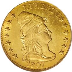 1807 $2 1/2 MS62 PCGS. Breen-6124, BD-1, R.3. There is