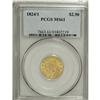 Image 3 : 1824/1 $2 1/2 MS61 PCGS. Breen-6127, BD-1, R.5. Like m