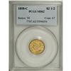 Image 3 : 1858-C $2 1/2 MS62 PCGS. Variety 18-J. The 1858-C is t
