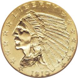 1910 $2 1/2 PR65 NGC. Like nearly all known proof 1910