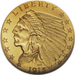 1915 $2 1/2 PR66 NGC. This Premium Gem proof has disti