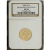 Image 3 : 1854-D $3 AU50 NGC. Variety 1-A. Ex: Richmond Collecti