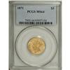 Image 3 : 1871 $3 MS64 PCGS. Only 1,300 three dollar pieces were