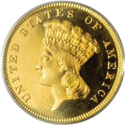 1883 $3 PR66 Deep Cameo PCGS. This date is a well know