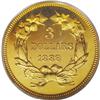 Image 2 : 1888 $3 PR65 Cameo PCGS. This unmistakable proof has d