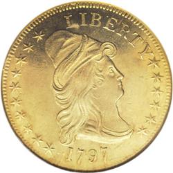 1797 $10 Large Eagle MS63 NGC. Breen-6834, Taraszka-12