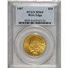 Image 3 : 1907 $10 Wire Rim MS64 PCGS. After a 10-year stint as
