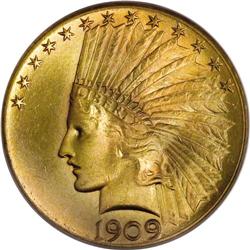 1909-S $10 MS65 PCGS. In 1909, the San Francisco Mint