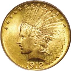 1912 $10 MS66 PCGS. The 1912 is the first year of the