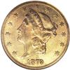 Image 1 : 1879-CC $20 AU55 NGC. The mintage of double eagles in