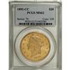 Image 3 : 1892-CC $20 MS62 PCGS. Although it is not the finest c