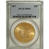 Image 3 : 1897 $20 MS65 PCGS. An exceptional Gem, and perhaps th