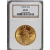 Image 3 : 1909/8 $20 MS65 NGC. The overdate double eagle, a doub