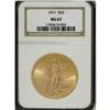 Image 2 : 1911 $20 MS67 NGC. The 1911 twenty dollar, with a mint