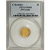 Image 3 : (1831-34) G$1 C. Bechtler Dollar, 30G. MS61 PCGS. K-1,